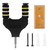 Guitar Wall Hook Guitar Wall Mount Hanger Hook Guitar Hanger Wooden Holder Hanger Multifunction Hanger for All Size Acoustic Electric Bass Guitars