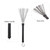 Drum Sticks Set 1 Pair Retractable Drum Wire Brushes Drum Stick Brush 1 Pair 19-Rod Bamboo Drum Brushes Sticks 1 Pair 5A Classic Maple Wood Drumsticks 12pcs Mute Pads for Jazz Folk Acoustic Music Lover