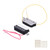 2Pcs Humbucker Electric Guitar Pickup 2Coil Frameless Instrument Accessories 50# 52#(Black White )