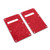 2Pcs Electric Guitar Backplate Guitar Cavity Cover Plate Pickguard PVC for Replacement Red