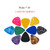 Guitar Paddles & Anti-slip Sticker Set 10pcs Guitar Picks & 10pcs Anti-skid Stickers Celluloid Picks Anti-slip Tapes