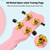 25-inch Ukulele 4 Strings Carbon Fibre Ukulele Portable Uke with Carrying Bag for Beginners Adults Teenagers Professional Stringed Instrument