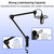 Microphone Stand Desktop Universal Folding Cantilever Bracket Live Singing Microphone Bracket Anti-shake Anti-vibration Microphone Desktop Boom Arm