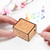 Vintage Wooden Music Box Palm-size Hand Crank Wood Case Musicbox Beautiful Carved Wooden Musical Gadget with Melody You are My Sunshine for Mum Dad Wife Husband Christmas Birthday Gift