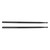 2PCS Nylon Drumsticks Exercise Drum Stick Replacement Portable Drum Rods for Percussion Instrument Black