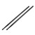 2PCS Nylon Drumsticks Exercise Drum Stick Replacement Portable Drum Rods for Percussion Instrument Black