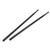 2PCS Nylon Drumsticks Exercise Drum Stick Replacement Portable Drum Rods for Percussion Instrument Black