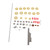 Flute Repair Kit Pads DIY Maintenance Tools Set Musical Instrument Parts Accessories