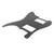 Electric Guitar Pickguard Aluminum Alloy 2 Humbucker Guitars Pick Guard Scratch Plate Black