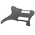 Electric Guitar Pickguard Aluminum Alloy 2 Humbucker Guitars Pick Guard Scratch Plate Black