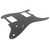 Electric Guitar Pickguard Aluminum Alloy 2 Humbucker Guitars Pick Guard Scratch Plate Black