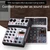 Portable 4 Channels BT Audio Sound Mixer Multifunctional Mixing DJ Console USB 16 DSP Effects Mixer