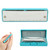 Blues Harmonica 10‑Hole Mouthorgan C Key Stainless Steel Cover Small Cute Portable Gifts(Blue )