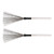 Drum Brush Steel Wire Maple Wooden Handle Percussion Tool Instrument Accessory Set Kit White