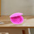 Children Finger Castanet Plastic Castanet Musical Instrument Rhythm Educational Toy for Kids Pink
