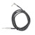 Guitar Cable Copper Core Noise Reduction Good Sound Transmission Right Angle Guitar Cord for Bass Black White 3 m / 9.8ft