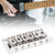 Guitar Bridge Children Musical Instrument Accessories Durable Metal Standard Structure 78mmSilver