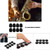 Sax Mouthpiece Patch Pad Cushion for Soprano Alto Tenor Saxophone Clarinet Black 0.3mm Big Oval