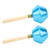 2Pcs Sand Hammer Instrument Percussion Shaker Orff Preschool Children's Perform Musical ToyBlue