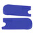 2PCS Saxophone Finger Rest Cushion Thumb Protector with Saddle Wind Instrument AccessoriesBlue