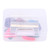 2Pcs Guitar Slide Stainless Steel Glass Tuning Bar with Celluloid Picks Playing Accessories