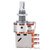 Guitar Control Pot Tone Potentiometer Electric Guitar Bass Push Pull 18mm Shaft Length a500kSilver