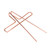 Sheet Music Clip Guitar Metal Piano Violin Cello Flute Musical Instrument Music Book Page Holder for Practice Rose Gold