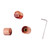 3Pcs Guitar Control Knob Fit Top Wood Set Kit Instrument Accessory for Replacement GD417