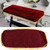 Pleuche Anti dust Decorated Keyboard Cover for 61/88 Key Electronic Piano (Burgundy 61Key)