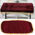 Pleuche Anti dust Decorated Keyboard Cover for 61/88 Key Electronic Piano (Burgundy 61Key)