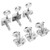 Vintage Guitar Tuning Pegs SemiClosed 6 Right Tuner Keys Musical Instrument Accessories