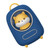 Bluetooth Speaker Space Capsule Design Portable Wireless Cute Outdoor Speaker with Light Blue