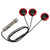 Guitar Piezo Pickup Transducer Removable for Acoustic Guitar Ukulele Thumb Piano Mandolin