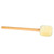 Drum Mallet Soft Felt Head Drumstick with Long Handle for Xylophone Timpani Beater Beige