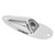 Electric Guitar Jack Plate Input Output Socket Boat Style Instrument Accessory with Screw Chrome Colour