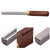 Baroque CD-20 Square Guitar Fret Dressing Metal File with 3 Carborundum Slots Wooden Handle Guitar Repair Maintenance Tool Luthier Tool