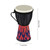 4 Inch African Drum Portable Hand Drum Lightweight Hand Clapping Drum Colorful Pattern Bongo Drum for Beginners School Music Classes Outdoor Performances Percussion Traditional Musical Instrument
