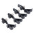 4Pcs Drum Microphone Clip Height Adjustable Shockproof Microphone Drum Mount Mic Holder