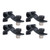 4Pcs Drum Microphone Clip Height Adjustable Shockproof Microphone Drum Mount Mic Holder