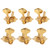 Guitar Tuning Key 3 Left 3 Right 1:18 Gear Ratio Stable Durable Easy Install Musical Instrument PartsGold