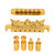 Guitar Bridge Tailpiece Roller Saddle Height Adjustable Beautiful Gold Roller Saddle Bridge Tailpiece