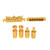Guitar Bridge Tailpiece Roller Saddle Height Adjustable Beautiful Gold Roller Saddle Bridge Tailpiece