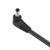 Guitar Effect Pedal Power Supply Adapter with 6 Ways Daisy Chain Cable Power Line Right Angle