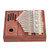 17 Key Kalimba Thumb Piano Mini Portable Mahogany Musical Instrument Toy Birthday GiftRetro Color