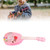 Kids Ukulele Toy Plastic Mini 4 Strings Early Educational Instruments Musical Gift 35cm 8041A Pink Deer Style