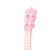Kids Ukulele Toy Plastic Mini 4 Strings Early Educational Instruments Musical Gift 35cm 8041A Pink Deer Style