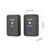 Wireless Earphone Monitor Transmit System Rechargeable 2.4GHz Transmitter and Receiver Mono/Stereo Switch 24bit/48KHz Lossless Digital Transmit Sound Quality for for Studio Band Rehears