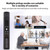 USB Microphone Metal Capacitive Microphone Plug and Play Desktop Recording Mic for Computer Gaming Conference Video Karaoke Streaming Broadcast 4 Optional Polarity Modes Volume Control