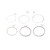 Electric Guitar Strings Replacement High Carbon Steel Core Ni Wound Gold Bead Guitar Strings EH09