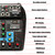 TU04 BT Sound Mixing Console Record 5V 2A Phantom Power Monitor AUX Paths Plus Effects 4 Channels Audio Mixer with USB
